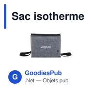Sac isotherme personnalisable Keep-it-Cool GRS Felt avec logo - Miniature 7