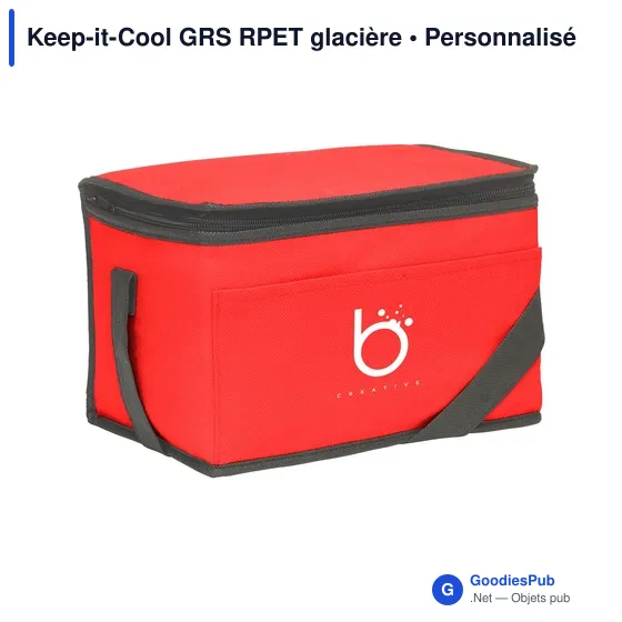 Sac isotherme personnalisable Keep-it-Cool GRS RPET avec logo - Image 1