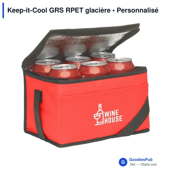 Sac isotherme personnalisable Keep-it-Cool GRS RPET avec logo - Image 2