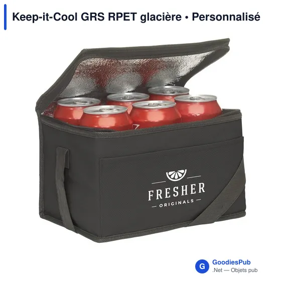 Sac isotherme personnalisable Keep-it-Cool GRS RPET avec logo - Image 12