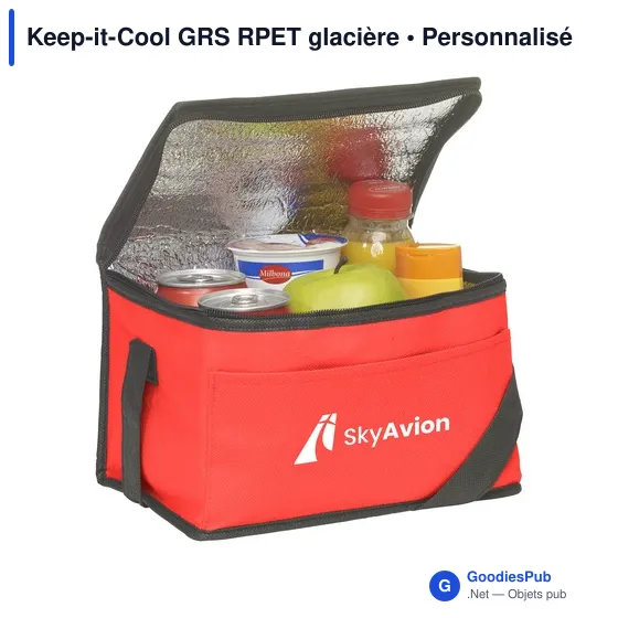 Sac isotherme personnalisable Keep-it-Cool GRS RPET avec logo - Image 3
