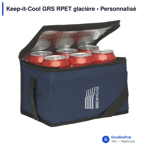 Sac isotherme personnalisable Keep-it-Cool GRS RPET avec logo - Image 7