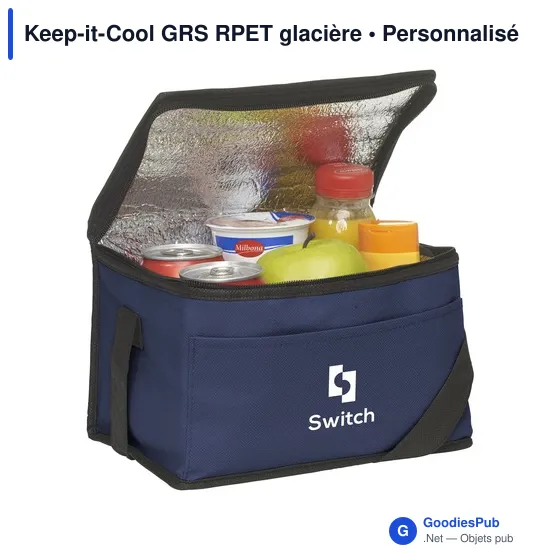 Sac isotherme personnalisable Keep-it-Cool GRS RPET avec logo - Image 8
