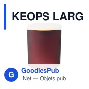 KEOPS LARGE Bougie en cire végétale 280 gr - Miniature 2