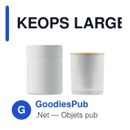 KEOPS LARGE Bougie en cire végétale 280 gr - Miniature 11