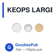 KEOPS LARGE Bougie en cire végétale 280 gr - Miniature 12