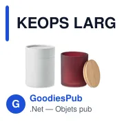 KEOPS LARGE Bougie en cire végétale 280 gr - Miniature 3
