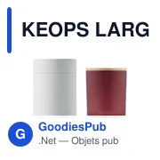 KEOPS LARGE Bougie en cire végétale 280 gr - Miniature 4