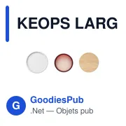 KEOPS LARGE Bougie en cire végétale 280 gr - Miniature 5