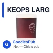 KEOPS LARGE Bougie en cire végétale 280 gr - Miniature 6