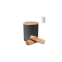Variante noir - KEOPS LARGE Bougie en cire végétale 280 gr