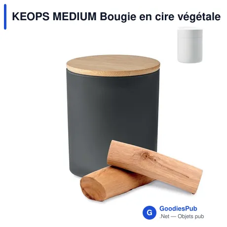 KEOPS MEDIUM Bougie en cire végétale 200 gr