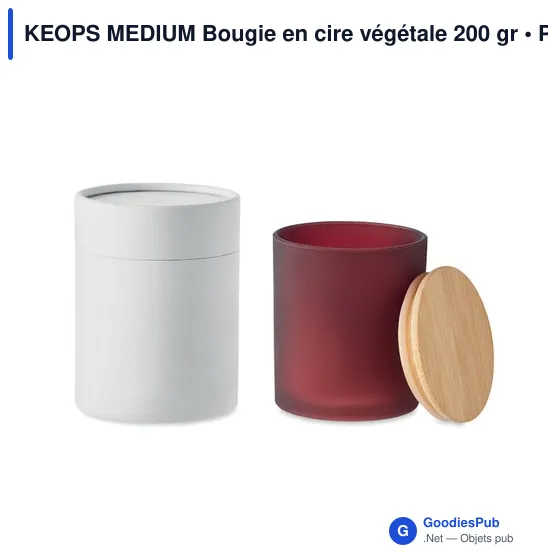 KEOPS MEDIUM Bougie en cire végétale 200 gr - Image 12