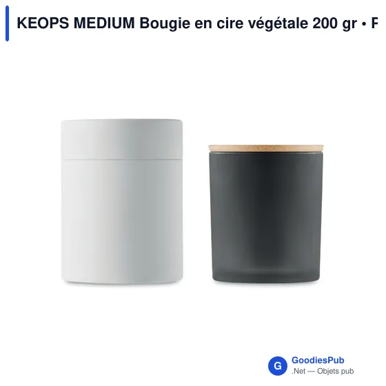 KEOPS MEDIUM Bougie en cire végétale 200 gr - Image 4