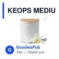 KEOPS MEDIUM Bougie en cire végétale 200 gr - Miniature 6