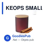 KEOPS SMALL Bougie en cire végétale 120 gr - Miniature 1