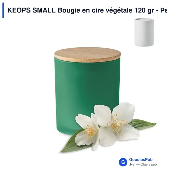 KEOPS SMALL Bougie en cire végétale 120 gr - Image 12