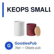 KEOPS SMALL Bougie en cire végétale 120 gr - Miniature 3