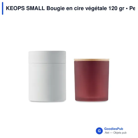 KEOPS SMALL Bougie en cire végétale 120 gr - Image 4