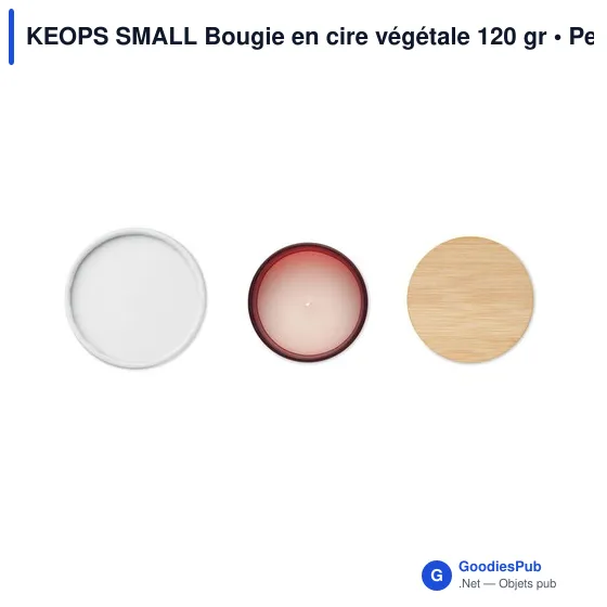 KEOPS SMALL Bougie en cire végétale 120 gr - Image 5