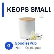 KEOPS SMALL Bougie en cire végétale 120 gr - Miniature 6