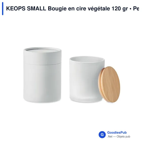KEOPS SMALL Bougie en cire végétale 120 gr - Image 8