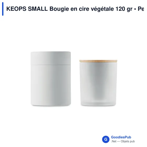 KEOPS SMALL Bougie en cire végétale 120 gr - Image 9