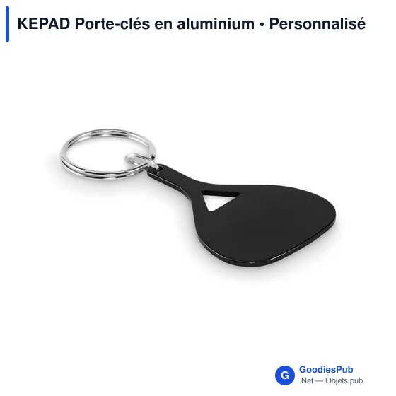 Porte-clés personnalisable en aluminium KEPAD avec logo - Image 8