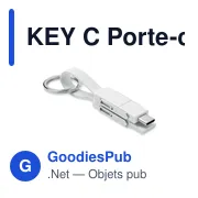 KEY C Porte-clés avec câble 4 en 1 - Miniature 5