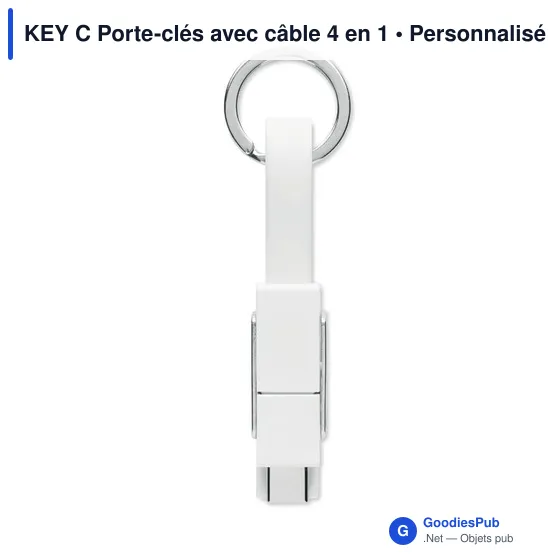 KEY C Porte-clés avec câble 4 en 1 - Image 7