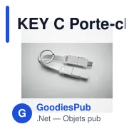 KEY C Porte-clés avec câble 4 en 1 - Miniature 9