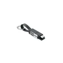 Variante noir - KEY C Porte-clés avec câble 4 en 1