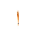 Variante orange fluo - Tour de cou personnalisable KeyCord 2 cm avec logo