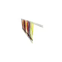 Variante jaune fluo - Tour de cou personnalisable KeyCord 2 cm avec logo