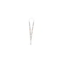 Variante blanc - Lanyard personnalisable KeyCord Budget 2 cm avec logo