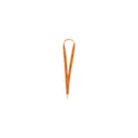 Variante orange - Lanyard personnalisable KeyCord Budget 2 cm avec logo