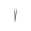 Variante bleu - Lanyard personnalisable KeyCord Budget 2 cm avec logo