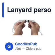 Lanyard personnalisable KeyCord Budget Safety avec logo - Miniature 8
