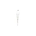 Variante blanc - Lanyard personnalisable KeyCord Budget Safety avec logo