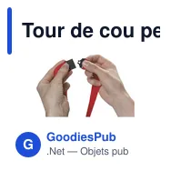 Tour de cou personnalisable KeyCordSafety avec logo - Miniature 12