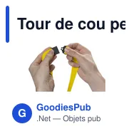 Tour de cou personnalisable KeyCordSafety avec logo - Miniature 6