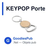 KEYPOP Porte-clés décapsuleur - Miniature 1