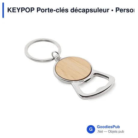 KEYPOP Porte-clés décapsuleur