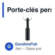 Porte-clés personnalisable avec câble de charge KEYSTO pour logo - Miniature 8