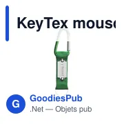 Mousqueton personnalisable KeyTex avec logo pour accessoires clés - Miniature 2