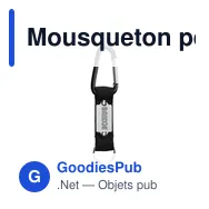 Mousqueton personnalisable KeyTex avec logo pour accessoires clés - Miniature 11