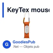 Mousqueton personnalisable KeyTex avec logo pour accessoires clés - Miniature 7