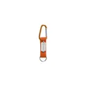 Variante orange - Mousqueton personnalisable KeyTex avec logo pour accessoires clés