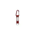 Variante rouge - Mousqueton personnalisable KeyTex avec logo pour accessoires clés