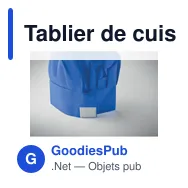 Tablier de cuisine personnalisable pour enfants avec logo - KID CHEF - Miniature 12